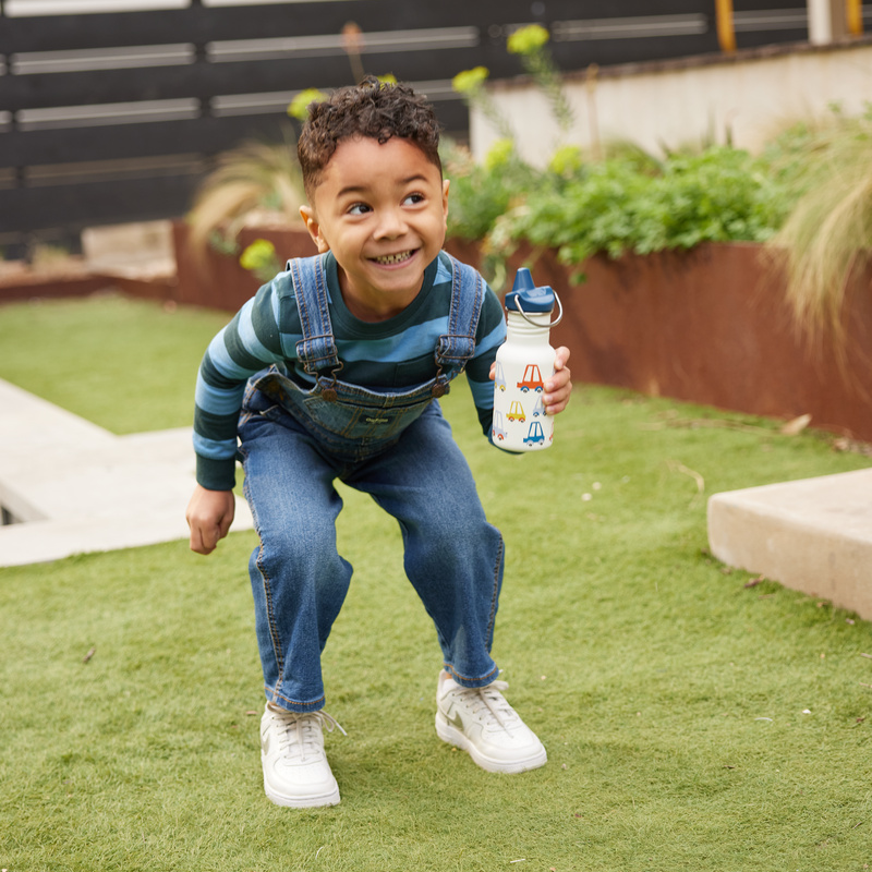 Kid Kanteen - Sippy Cup Sippy Cap, Cars - 355 ml