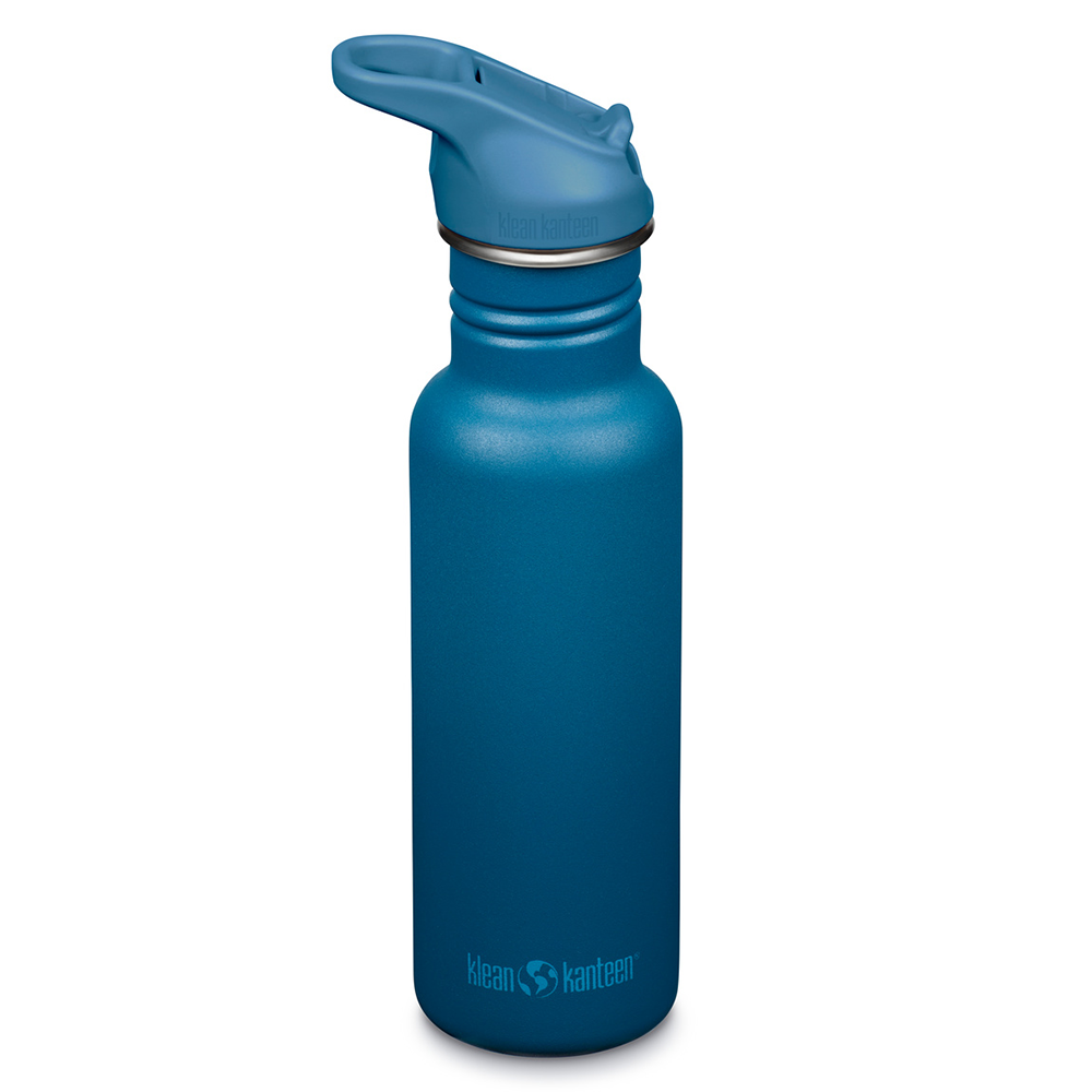 Klean Kanteen - Water Bottle Classic Flip Seal Sport Cap, Corsair - 532 ml