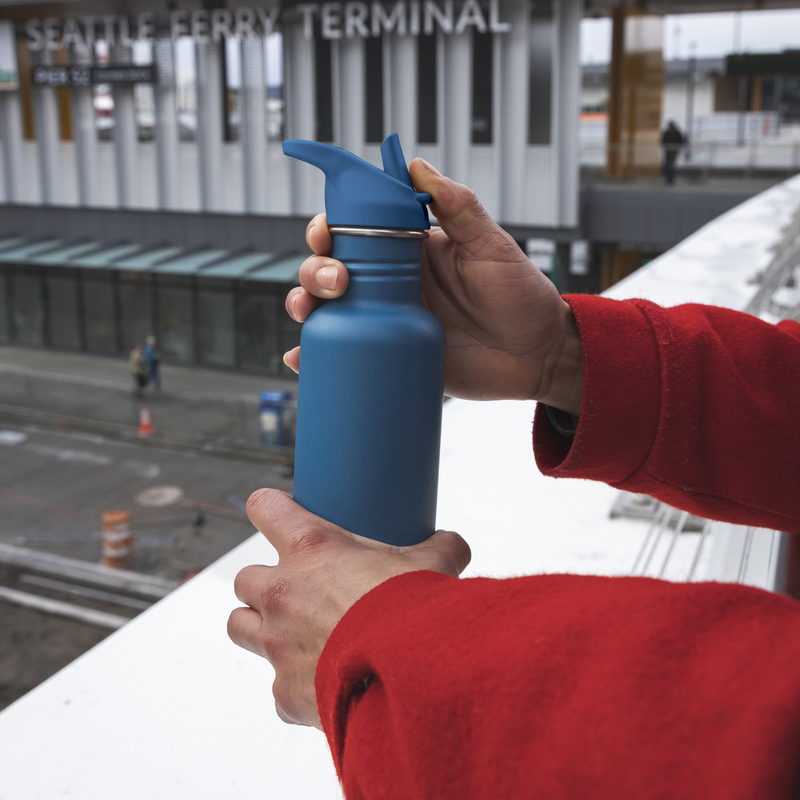 Klean Kanteen - Vattenflaska Classic Flip Seal Sport Cap, Corsair - 532 ml