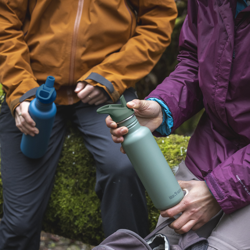 Klean Kanteen - Vandflaske Classic Flip Seal Sport Cap, Sea Spray - 532 ml