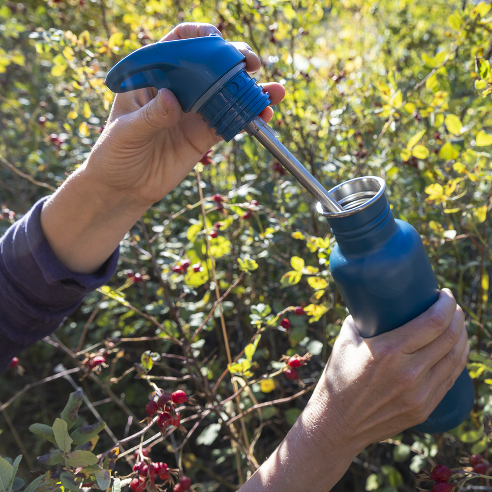 Klean Kanteen - Water Bottle Classic Flip Seal Sport Cap, Corsair - 800 ml