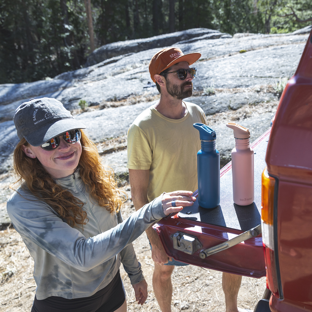 Klean Kanteen - Water Bottle Classic Flip Seal Sport Cap, Corsair - 800 ml