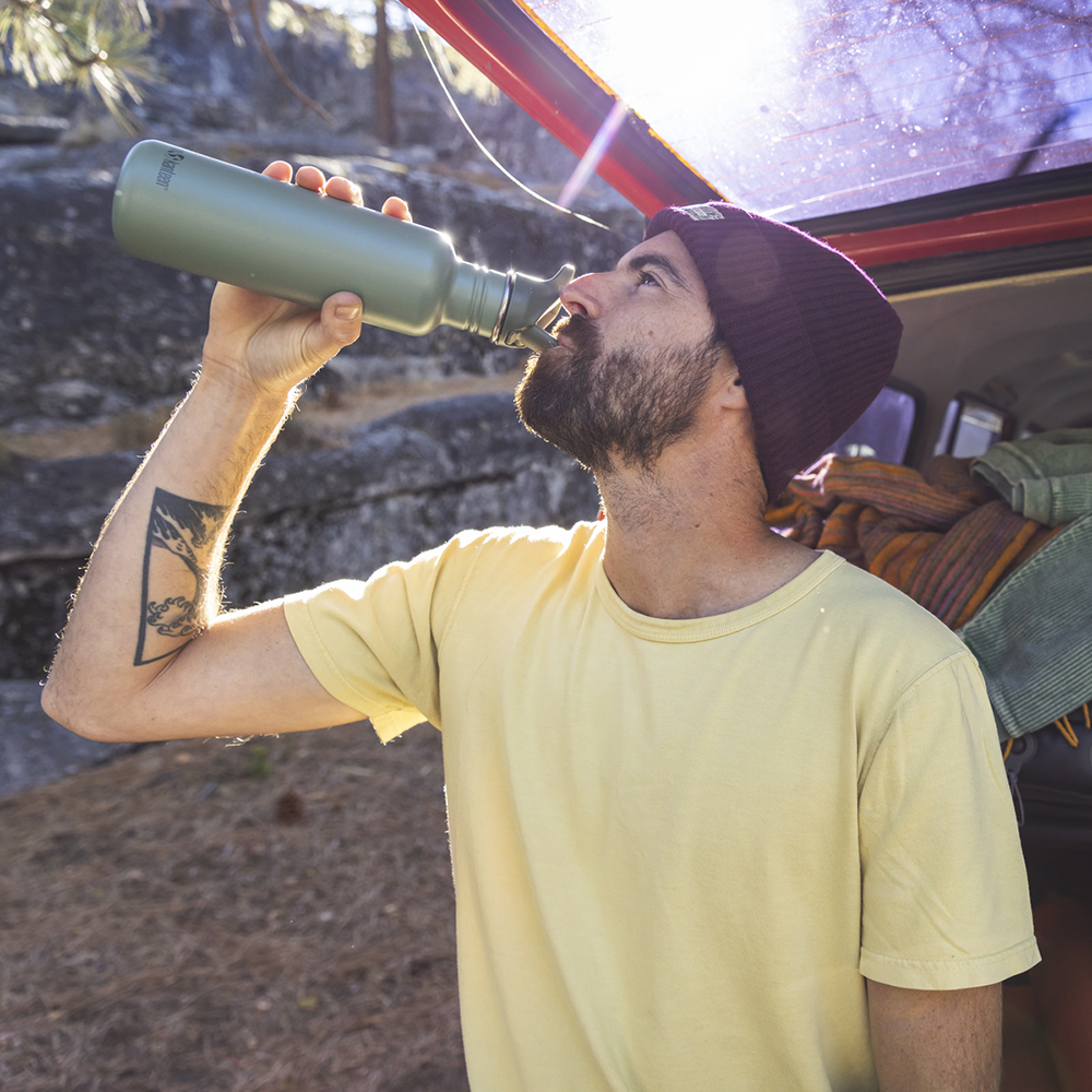 Klean Kanteen - Vandflaske Classic Flip Seal Sport Cap, Sea Spray - 800 ml