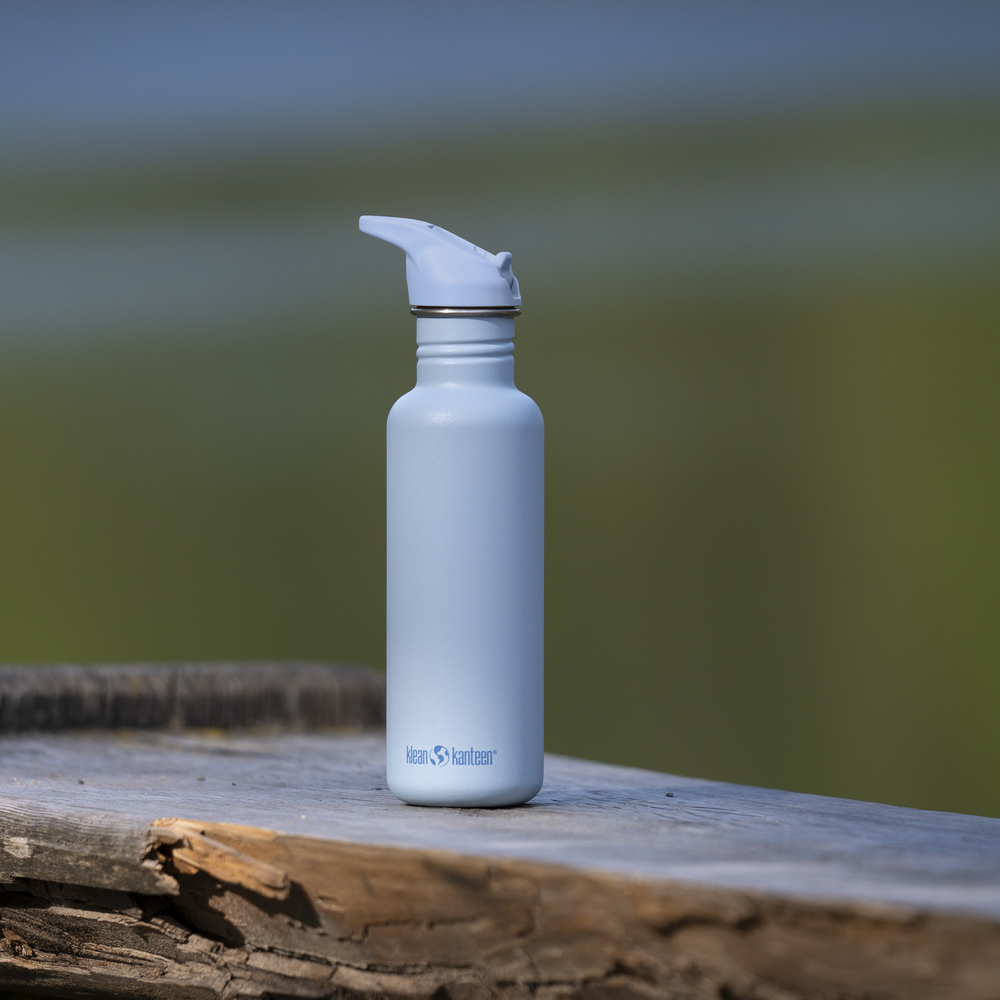 Klean Kanteen - Vattenflaska Classic Flip Seal Sport Cap, Clear Sky - 800 ml