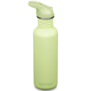 Klean Kanteen - Vattenflaska Classic Flip Seal Sport Cap, Shadow Lime - 800 ml