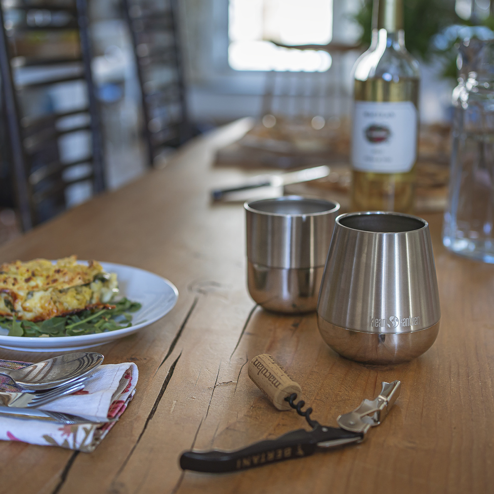 Klean Kanteen - Rise Wine Tumbler, Brushed Stainless - 296 ml