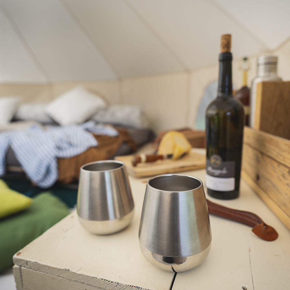 Klean Kanteen - Rise Wine Tumbler, Brushed Stainless - 296 ml