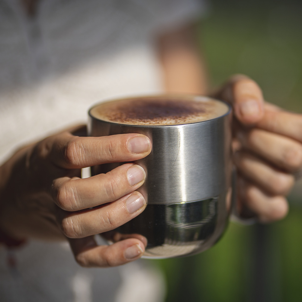 Klean Kanteen - Rise Mug, Brushed Stainless - 414 ml