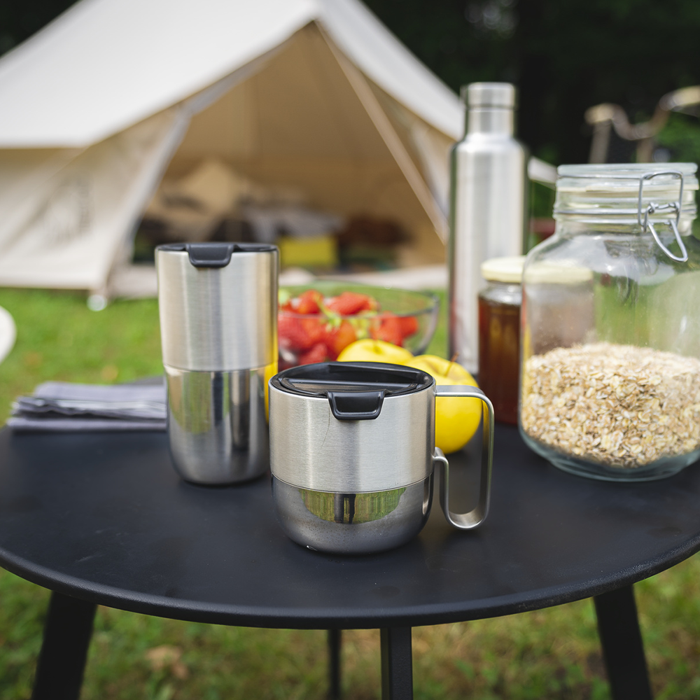 Klean Kanteen - Rise Krus, Børstet Rustfrit Stål - 414 ml