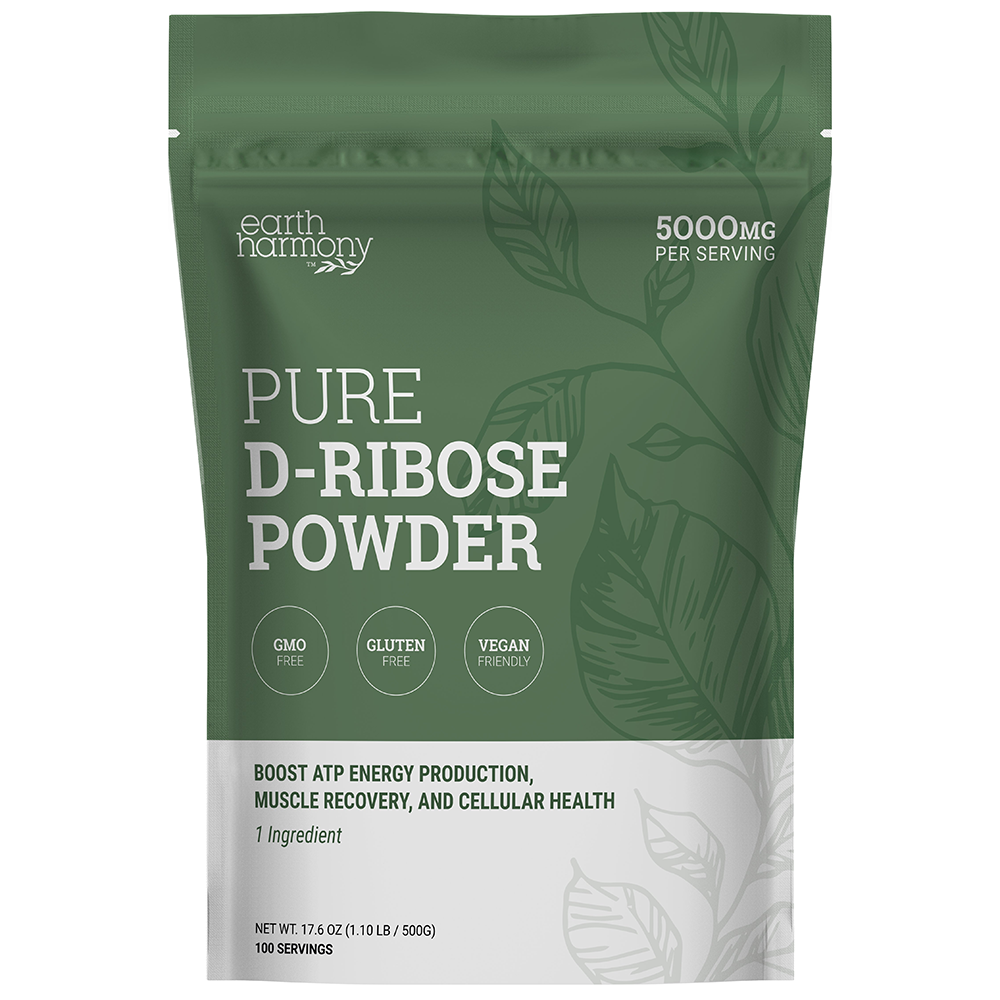 Global Healing - Earth Harmony D-Ribose Powder, 500 g