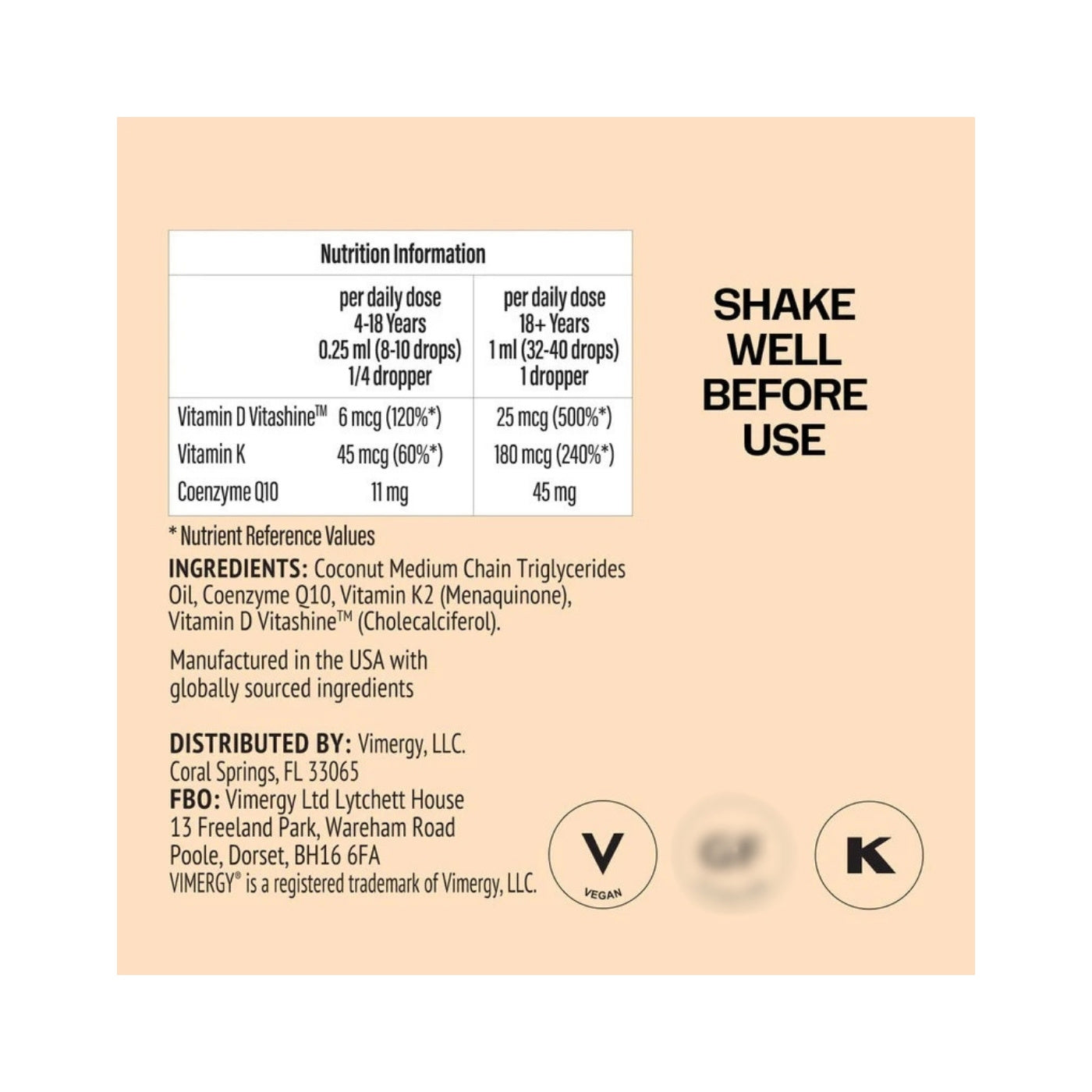 Vimergy - Brain Body Recharge, 55 ml