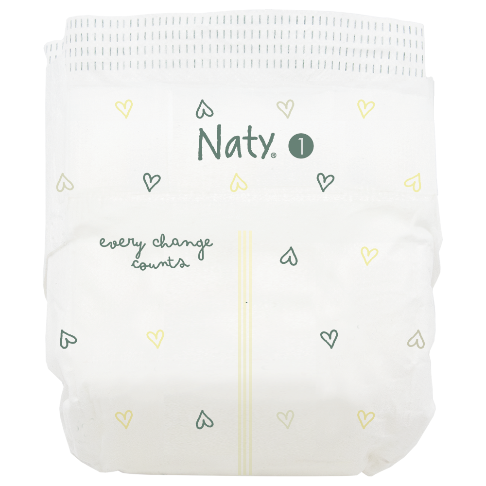 Naty - Diapers BioEmbrace Newborn Size 1 (2-5 kg), 25 pcs