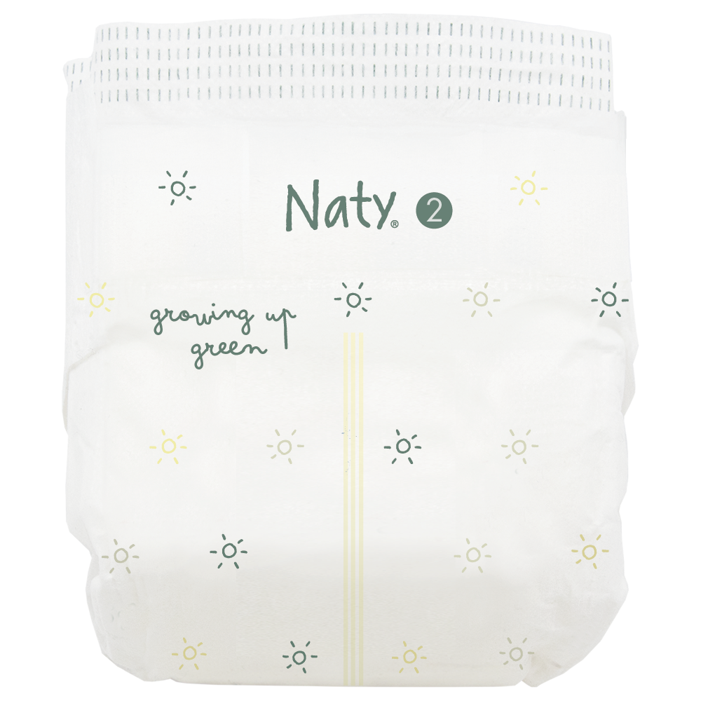 Naty - Diapers BioEmbrace Size 2 (3-6 kg), 33 pcs