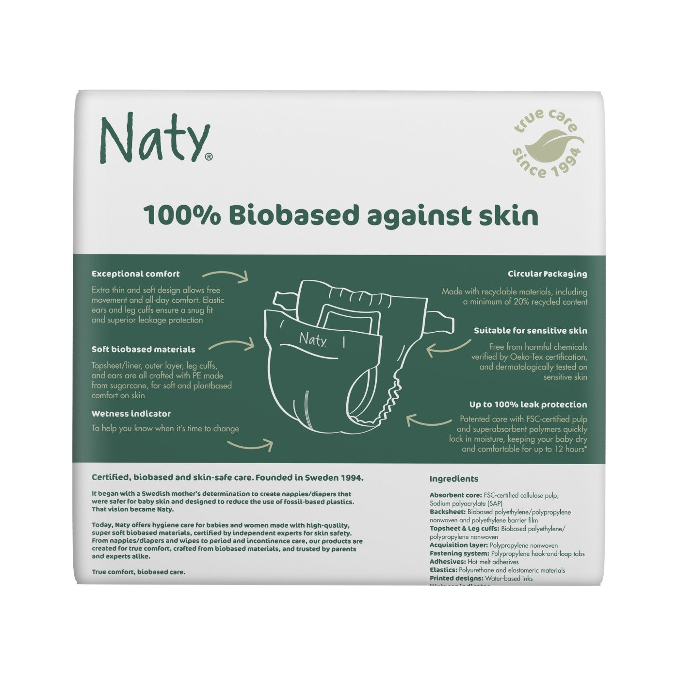 Bleer BioEmbrace Størrelse 4 (7-18 kg) 26 stk - Naty