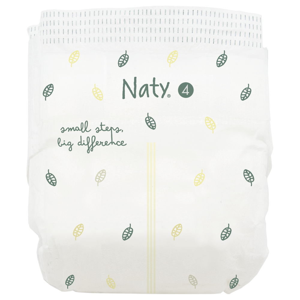 Naty - Diapers BioEmbrace Size 4 (7-18 kg), 26 pcs