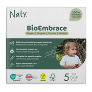 Naty - Diapers BioEmbrace Size 5 (11-25 kg), 22 pcs