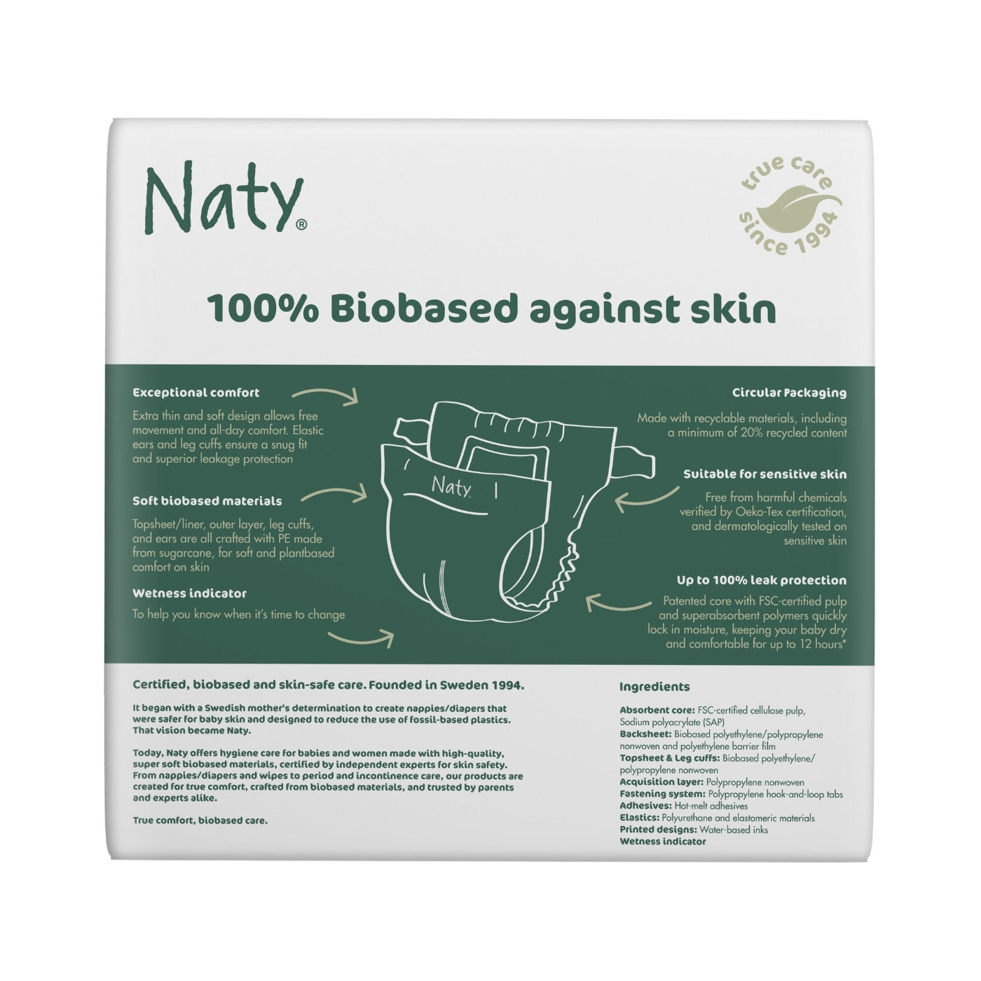 Bleer BioEmbrace Størrelse 5 (11-25 kg) 22 stk - Naty