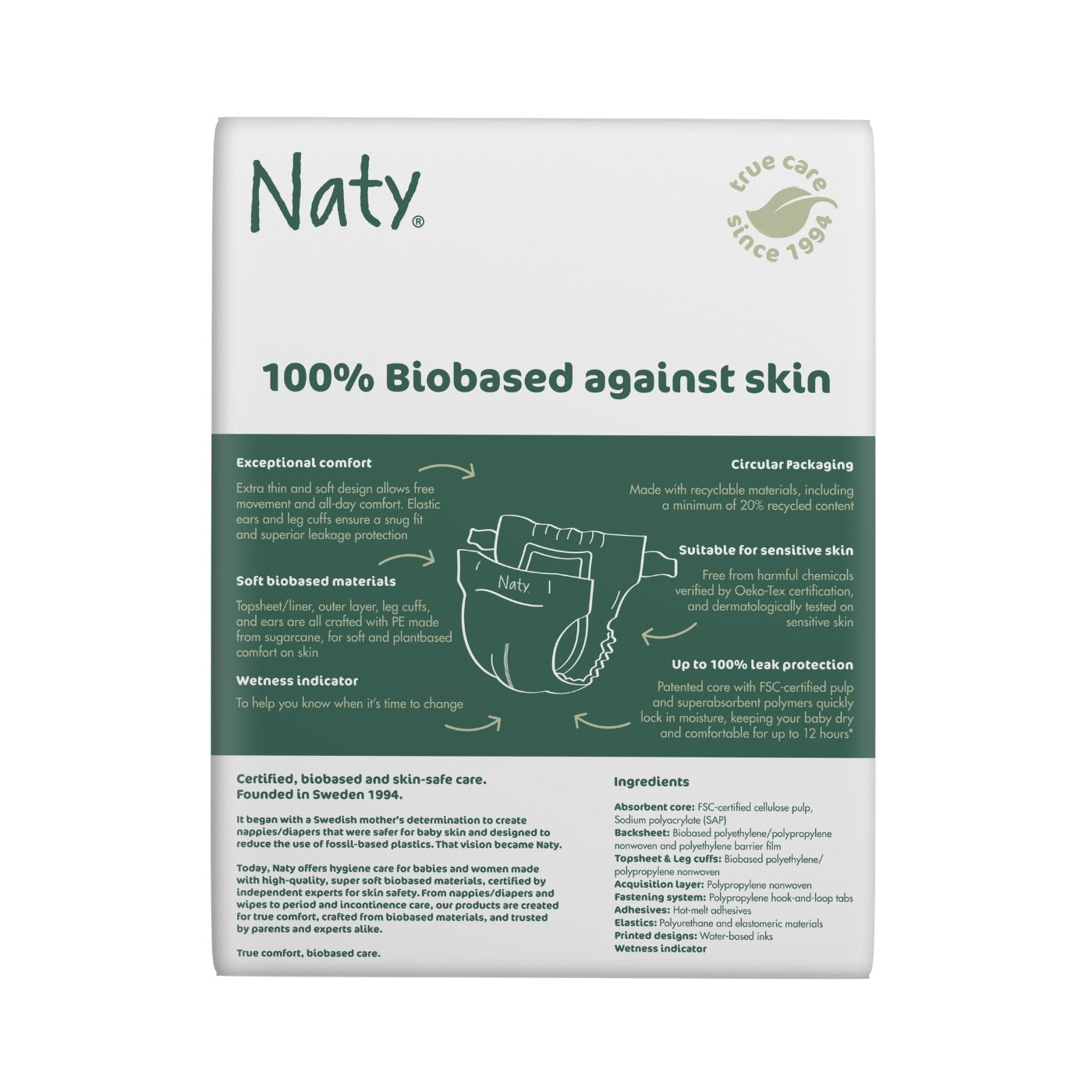 Bleer BioEmbrace Størrelse 6 (16+ kg) 17 stk - Naty
