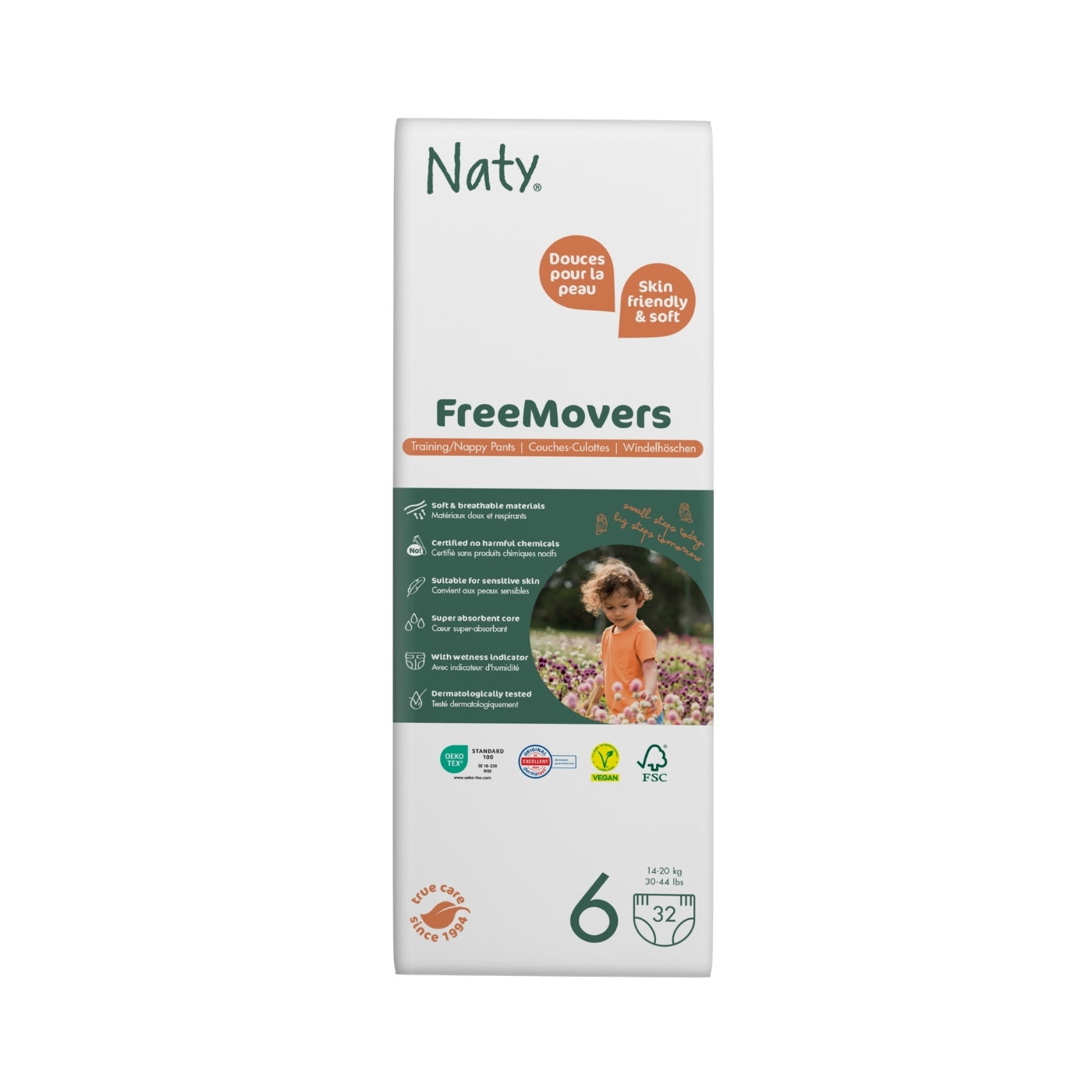 FreeMovers Blebukser 6 (16+ kg) 32 stk - Naty