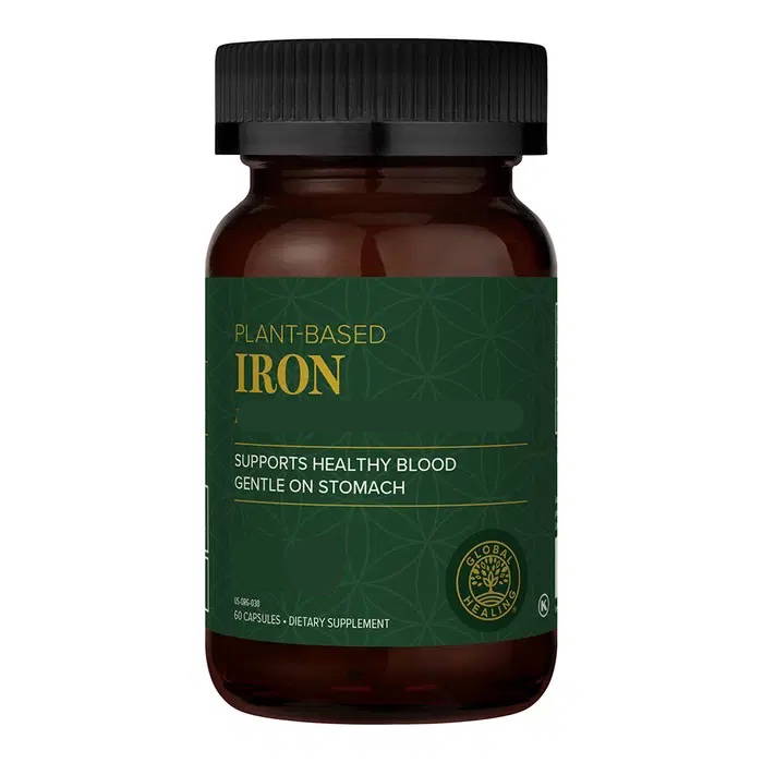 Global Healing - Plant-Based Iron, 60 capsules