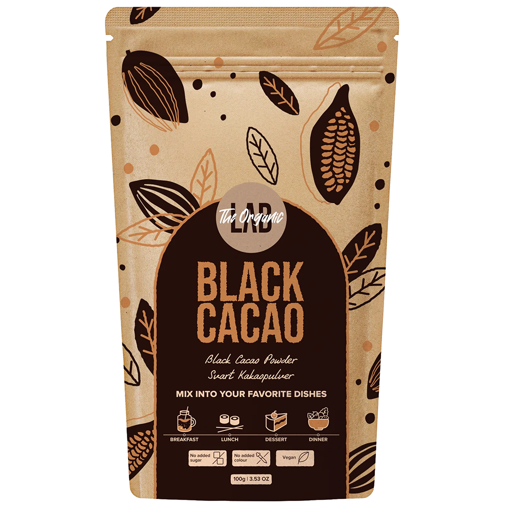 The Organic Lab - Black Cacao Powder, 100 g