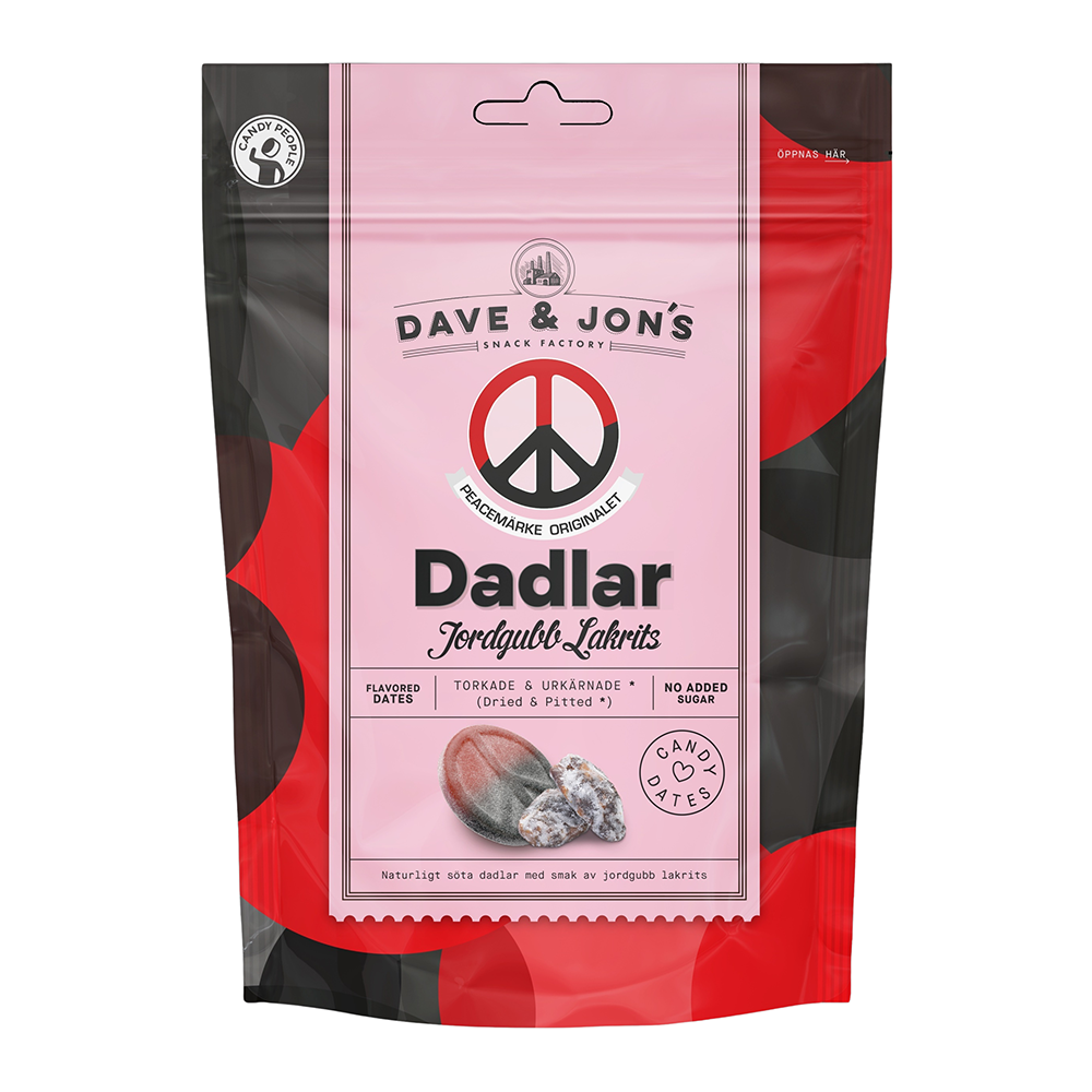 Dave & Jon’s - Dates Peace Brand Strawberry Licorice "Candy Dates"