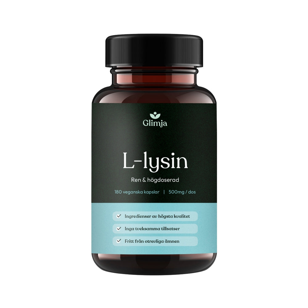 L-lysin 180 kapsler - Glimja