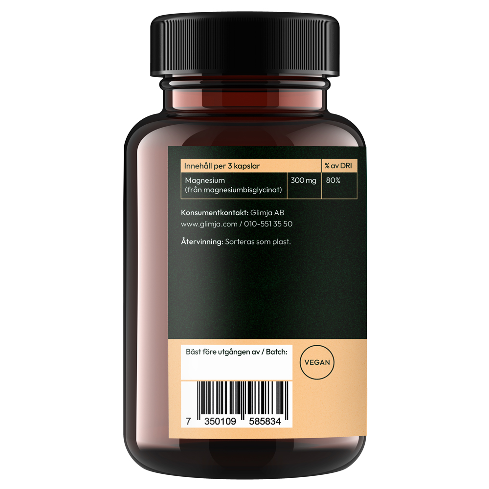 Glimja - Magnesium Bisglycinate, 180 capsules