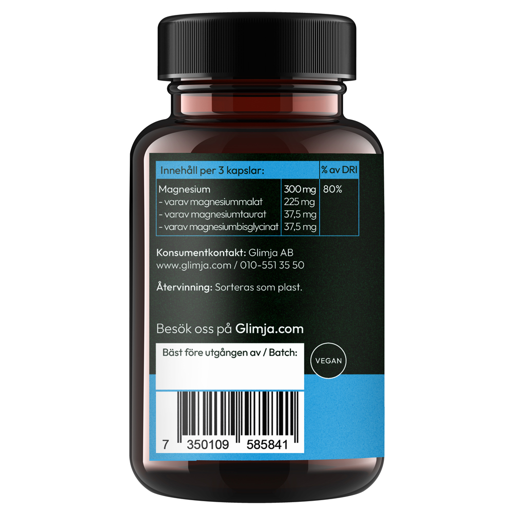 Glimja - Triple Magnesium, 90 capsules