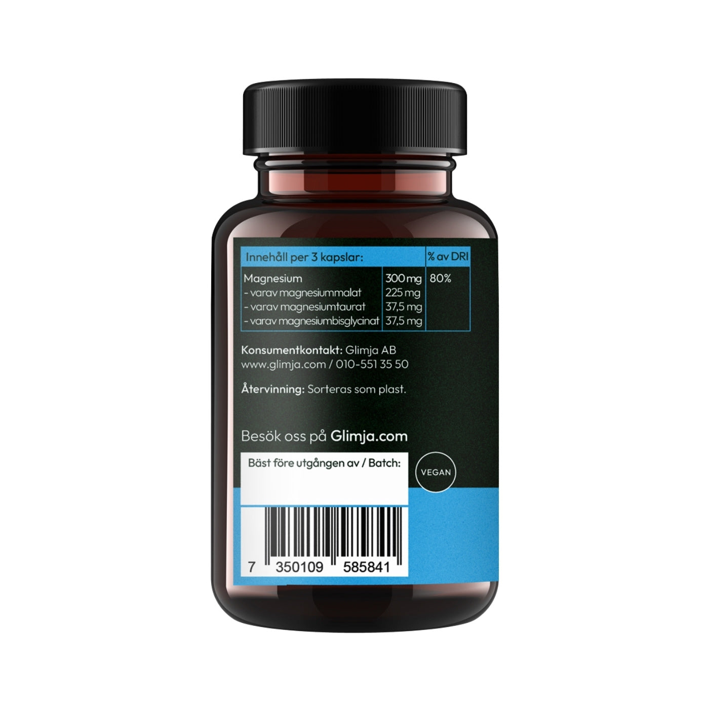 Triple Magnesium 90 capsules - Glimja