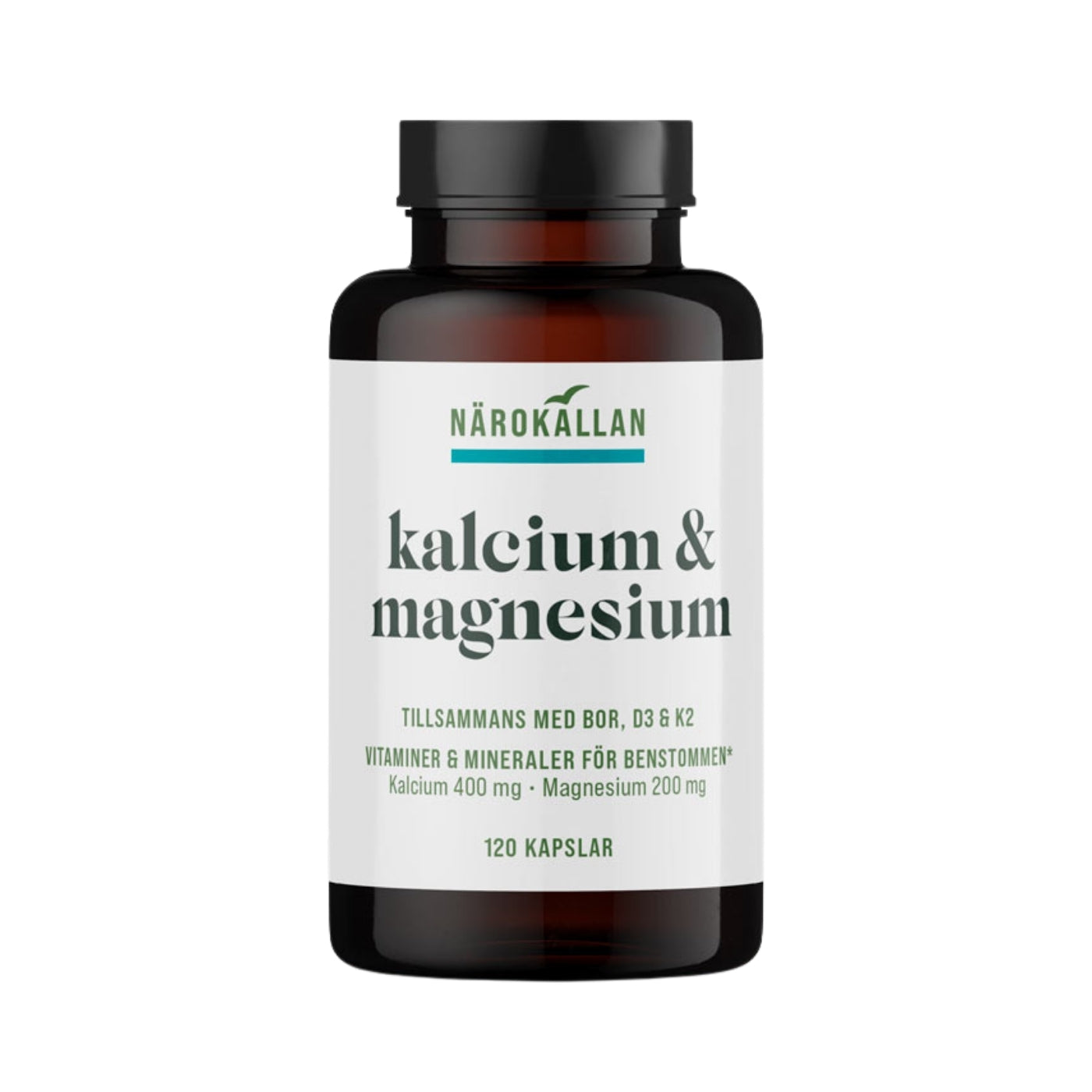 Närokällan - Calcium & Magnesium, 120 capsules