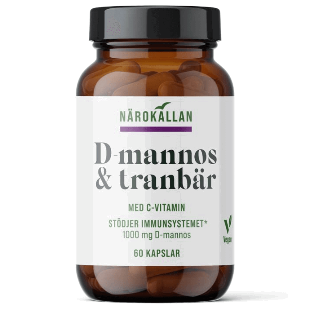 Närokällan - D-Mannose + Cranberry, 60 capsules