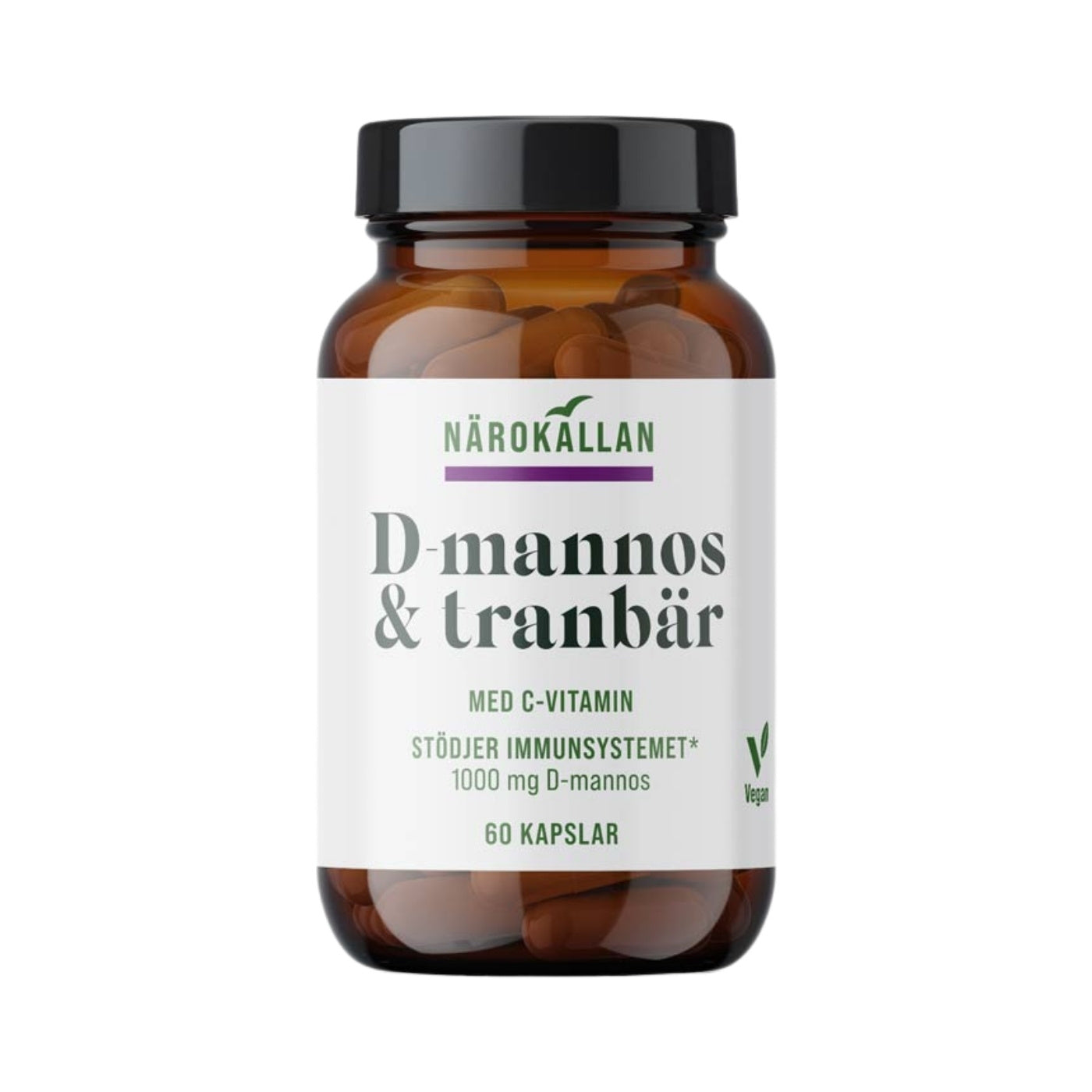 Närokällan - D-Mannose + Cranberry, 60 capsules