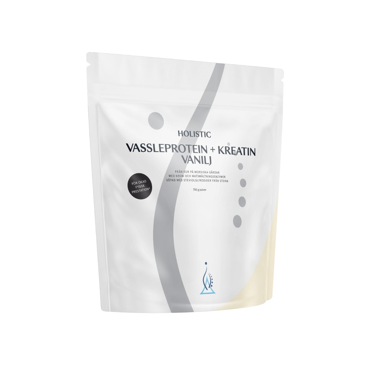 Holistic - Vassleprotein + kreatin vanilj, 750 g