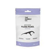 Floss Picks Charcoal 50 st - The Humble Co