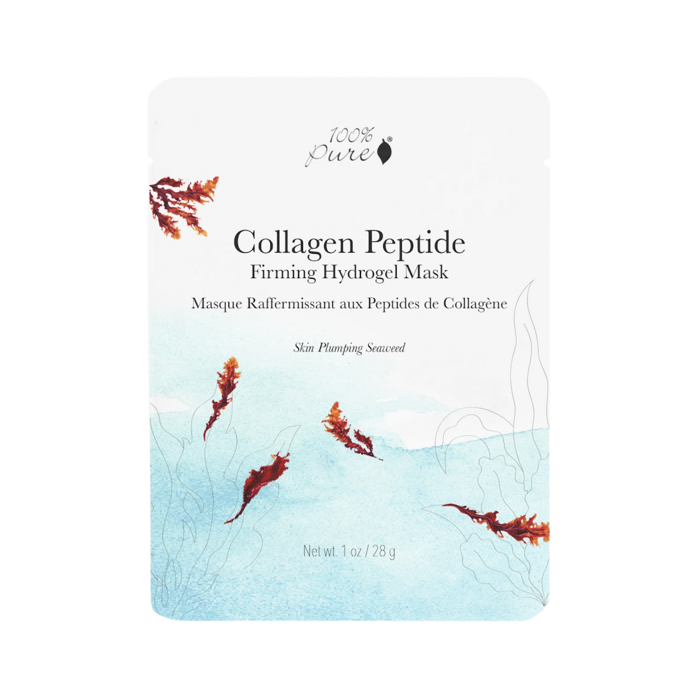 Collagen Peptide Firming Hydrogel Mask 28 g - 100% Pure