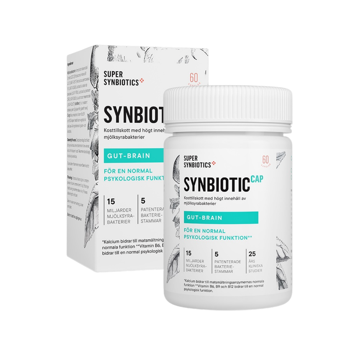 Synbiotic Cap Gut-Brain 60 capsules - Super Synbiotics