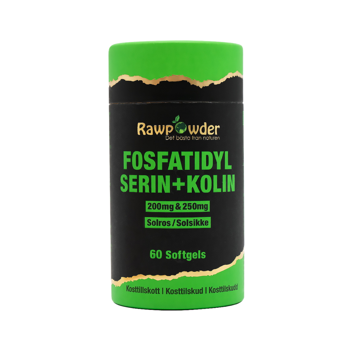 Phosphatidylserine 200 mg + Phosphatidylcholine 60 capsules - Rawpowder