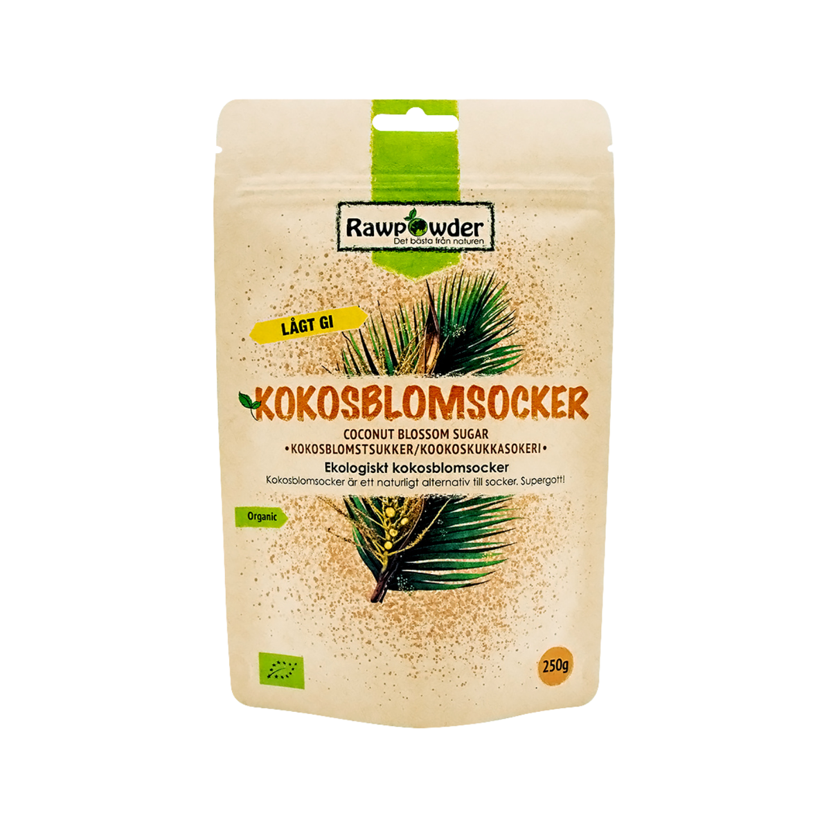 Coconut Blossom Sugar 250 g - Rawpowder