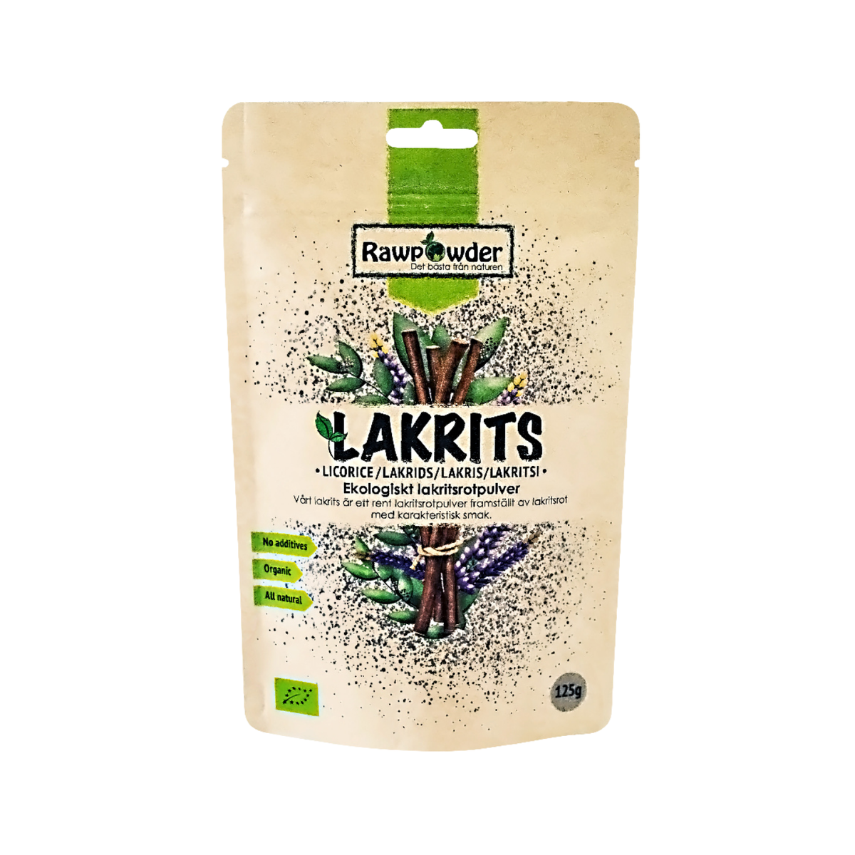 Organic Licorice Root Powder 125 g - Rawpowder