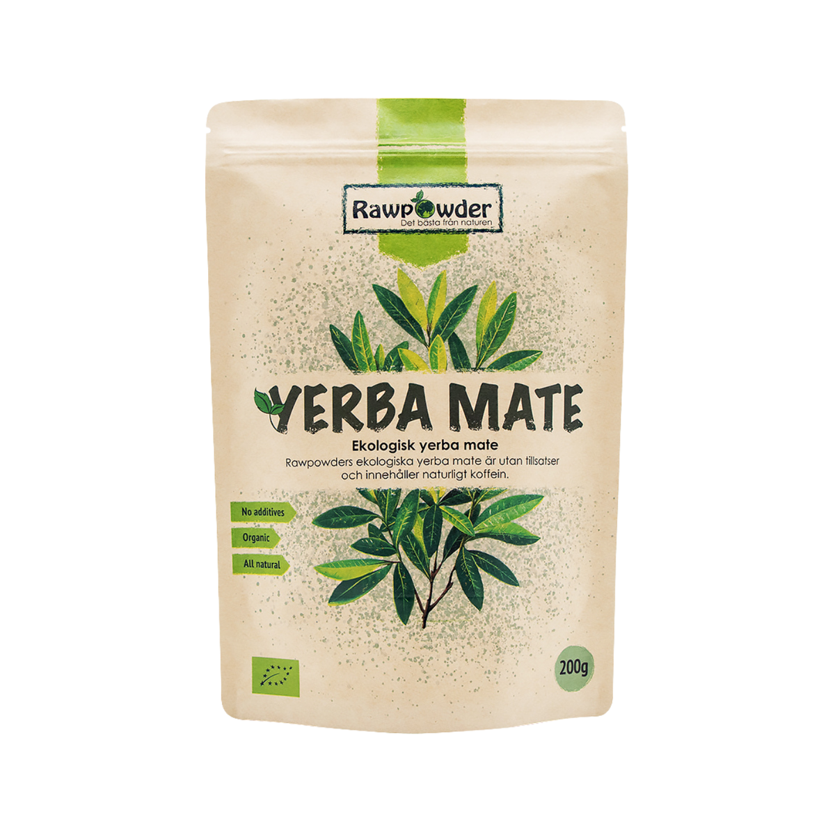 Organic Yerba Mate 200 g - Rawpowder