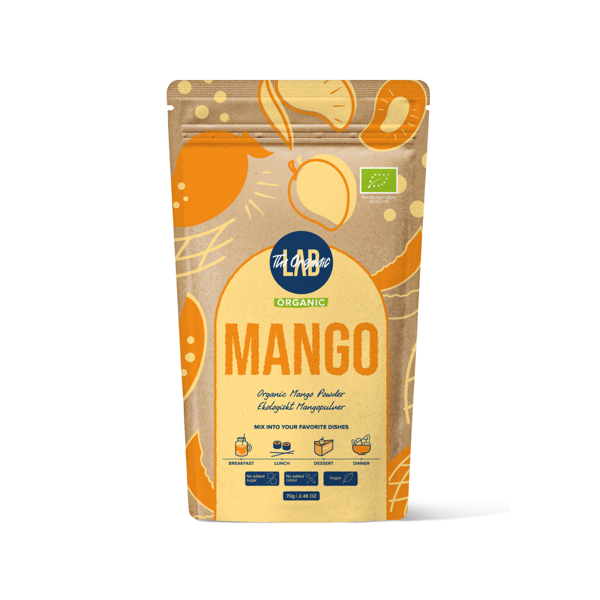 Organic Mango Powder 70 g - The Organic Lab