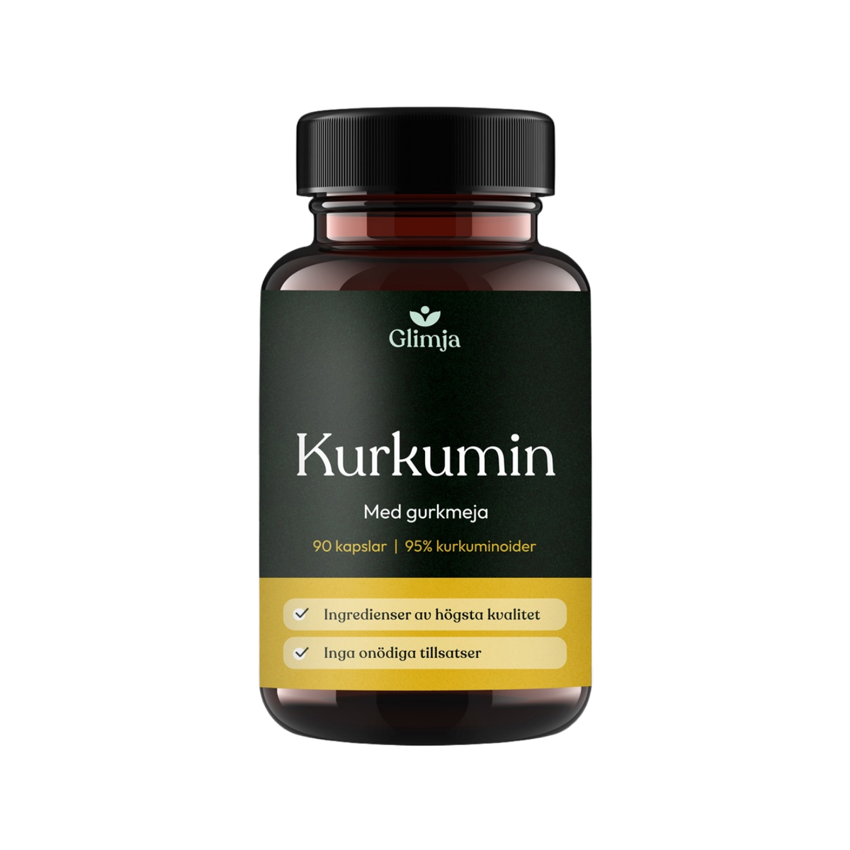 Curcumin with Turmeric 90 capsules - Glimja