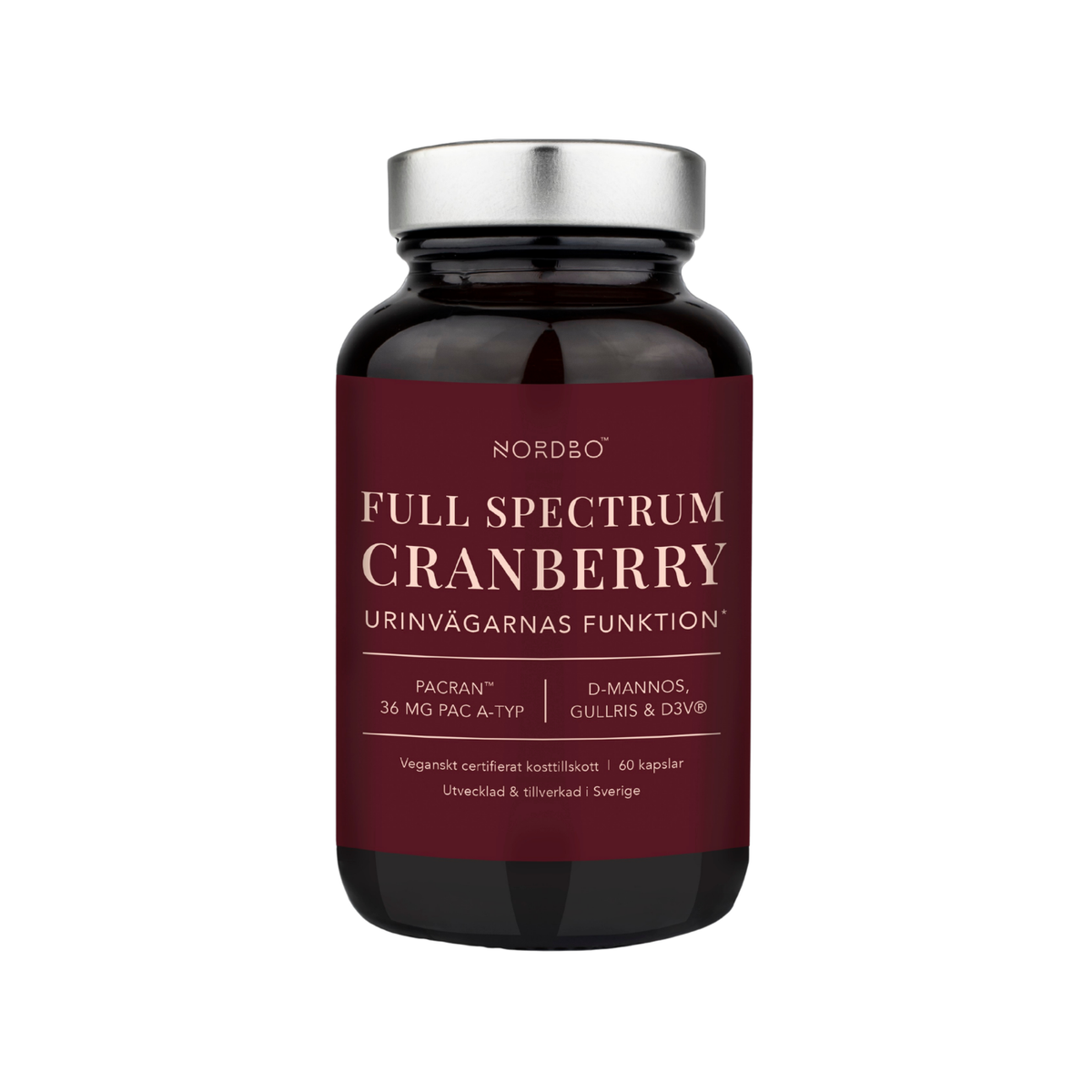 Full Spectrum Cranberry 60 capsules - Nordbo