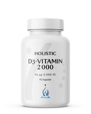 Holistic D3 Vitamin 2000 IU, 90 capsules