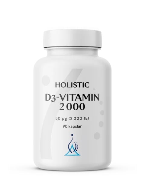 Holistic D3 Vitamin 2000 IU, 90 capsules