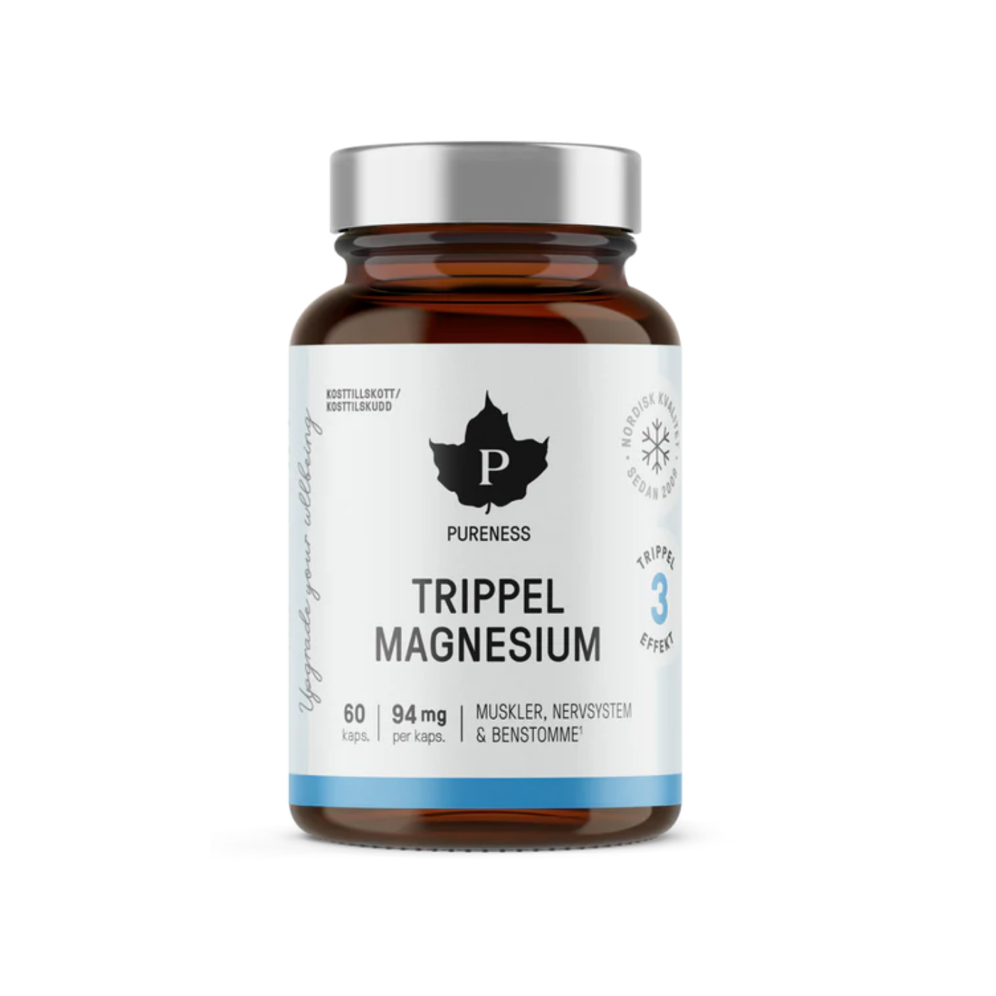 Pureness Trippel Magnesium, 60 kapslar