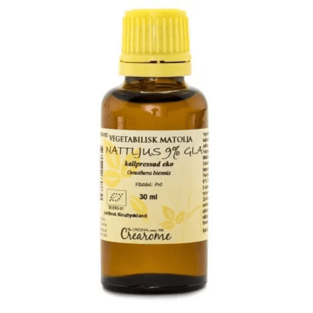 Crearome - Økologisk Nattlysolje Kaldpresset 30ml