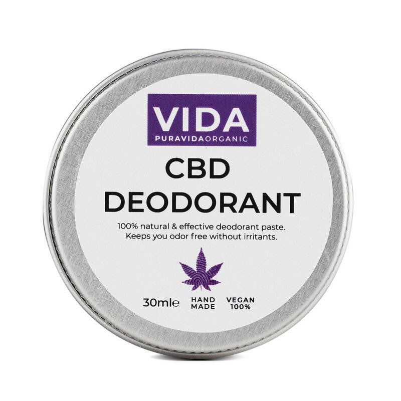 CBD Deodorant Cream Jar, 30ml organic