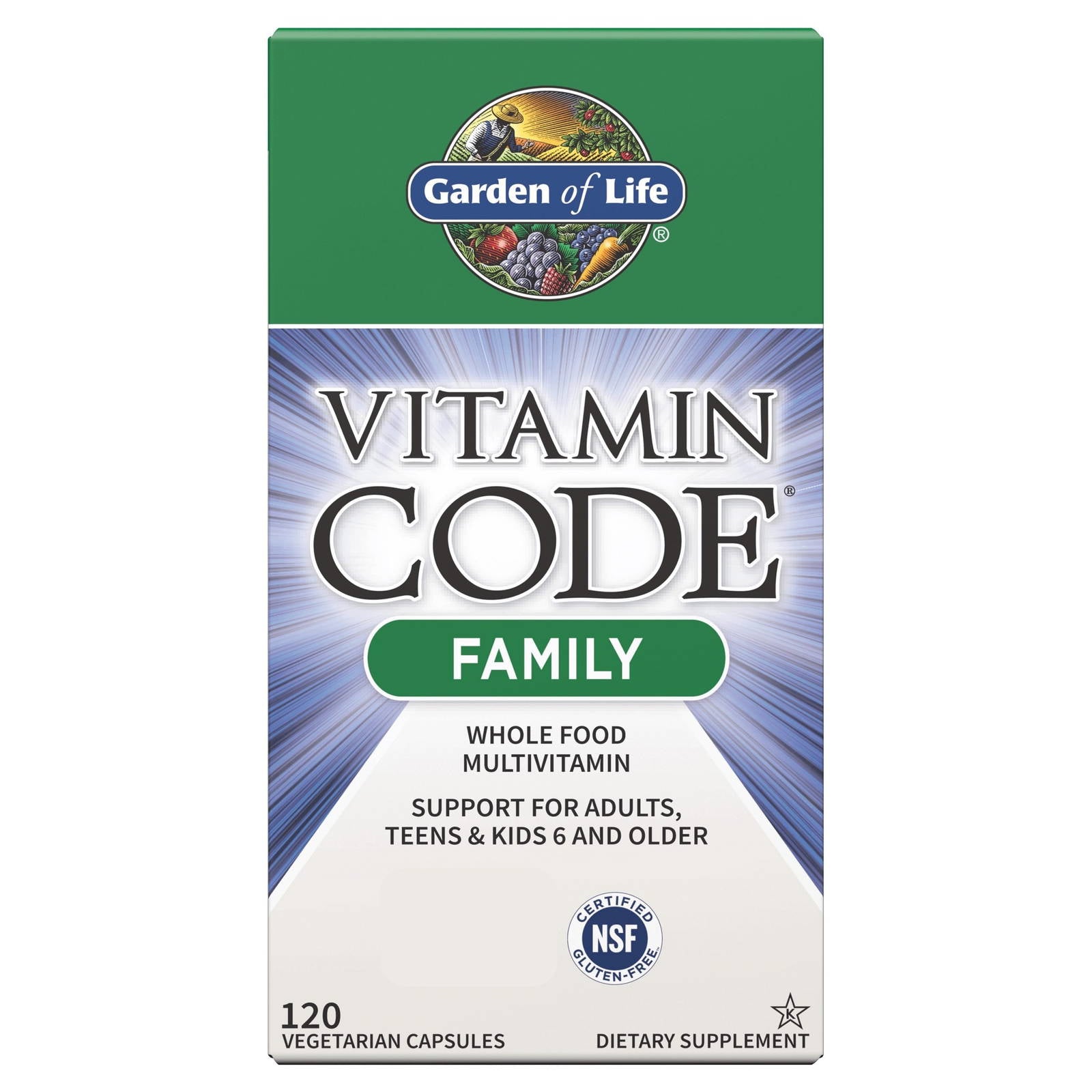 Vitamin Code Family Multivitamin 120 capsules